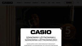 What Casiomusic.pl website looked like in 2020 (3 years ago)