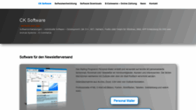 What Ck-software.de website looked like in 2020 (3 years ago)