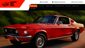 What Classiccarmall.net website looked like in 2020 (3 years ago)