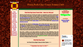 What Clayfricktennis.org website looked like in 2020 (3 years ago)