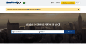 What Classificados.ws website looked like in 2020 (3 years ago)
