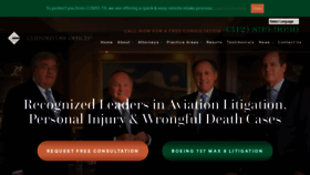 What Cliffordlaw.com website looked like in 2020 (3 years ago)