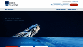 What Clubmarine.com.au website looked like in 2020 (3 years ago)