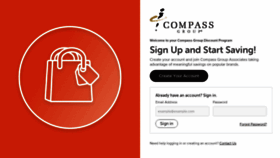 What Compassgroup.perkspot.com website looked like in 2020 (3 years ago)