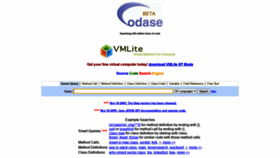 What Codase.com website looked like in 2020 (3 years ago)