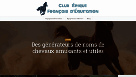 What Centre-cheval-poney.fr website looked like in 2020 (3 years ago)