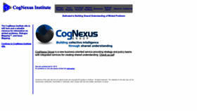 What Cognexus.org website looked like in 2020 (3 years ago)
