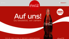 What Coke.at website looked like in 2020 (3 years ago)