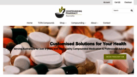 What Compoundingpharmacyaustralia.com website looked like in 2020 (3 years ago)