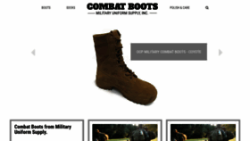 What Combatboots.com website looked like in 2020 (3 years ago)