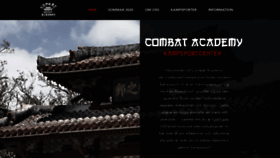 What Combatacademy.com website looked like in 2020 (3 years ago)