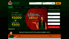 What Classicrummy.com website looked like in 2020 (3 years ago)