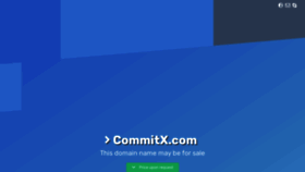 What Commitx.com website looked like in 2020 (3 years ago)