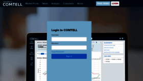 What Comtell.com website looked like in 2020 (3 years ago)