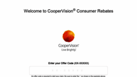 What Coopervisionpromotions.com website looked like in 2020 (3 years ago)