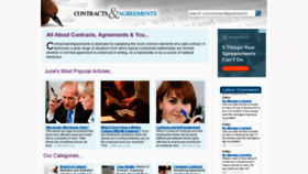 What Contractsandagreements.co.uk website looked like in 2020 (3 years ago)