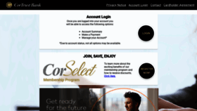 What Cortrustbankcc.com website looked like in 2020 (3 years ago)