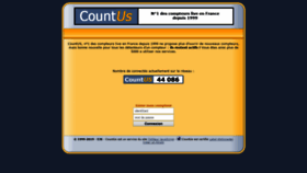 What Countus.fr website looked like in 2020 (3 years ago)
