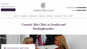 What Cosmeticskinclinic.com website looked like in 2020 (3 years ago)