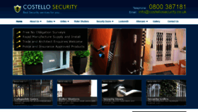 What Costellosecurity.co.uk website looked like in 2020 (3 years ago)