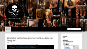 What Crazy-ink-tattoo.de website looked like in 2020 (3 years ago)
