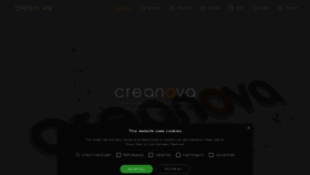 What Creanova.it website looked like in 2020 (3 years ago)