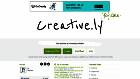 What Creative.ly website looked like in 2020 (3 years ago)