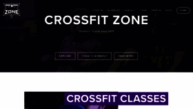 What Crossfitzone.ca website looked like in 2020 (3 years ago)
