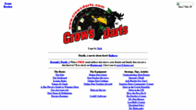 What Crowsdarts.com website looked like in 2020 (3 years ago)