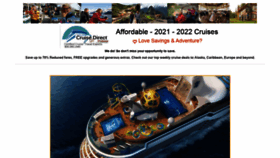 What Cruisedirectonline.com website looked like in 2020 (3 years ago)