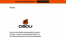 What Cscu.org website looked like in 2020 (3 years ago)