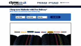 What Ctyres.co.uk website looked like in 2020 (3 years ago)