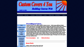 What Customcovers4you.com website looked like in 2020 (3 years ago)