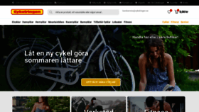 What Cykelringen.se website looked like in 2020 (3 years ago)