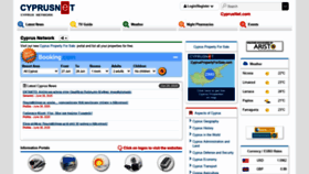What Cyprusnet.com website looked like in 2020 (3 years ago)