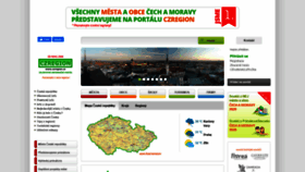 What Czregion.cz website looked like in 2020 (3 years ago)