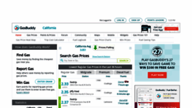 What Californiagasprices.com website looked like in 2020 (3 years ago)