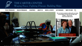 What Cartercenter.com website looked like in 2020 (3 years ago)