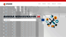 What Citraweb.id website looked like in 2020 (3 years ago)