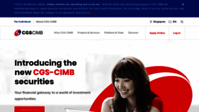What Cgs-cimb.com.sg website looked like in 2020 (3 years ago)