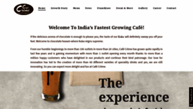 What Cafecreme.co.in website looked like in 2020 (3 years ago)