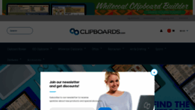 What Clipboards.com website looked like in 2020 (3 years ago)