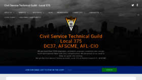 What Civilservicetechnicalguild.org website looked like in 2020 (3 years ago)