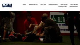 What Charlottesportsmedicine.com website looked like in 2020 (3 years ago)