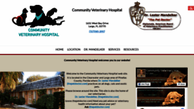 What Communityveterinaryhospital.com website looked like in 2020 (3 years ago)