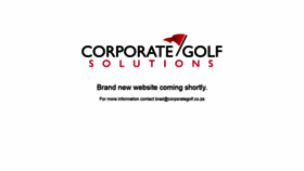 What Corporategolf.co.za website looked like in 2020 (3 years ago)