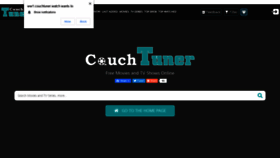 What Couchtuner.watch website looked like in 2020 (6 years ago)