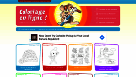 What Coloriage-en-ligne.net website looked like in 2020 (3 years ago)
