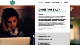 What Csilvy.com website looked like in 2020 (3 years ago)