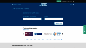 What Careerjunction.co.za website looked like in 2020 (3 years ago)
